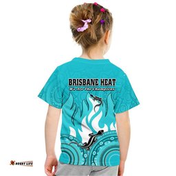 brisbane heat cricket champions t shirt lizard indigenous aboriginal