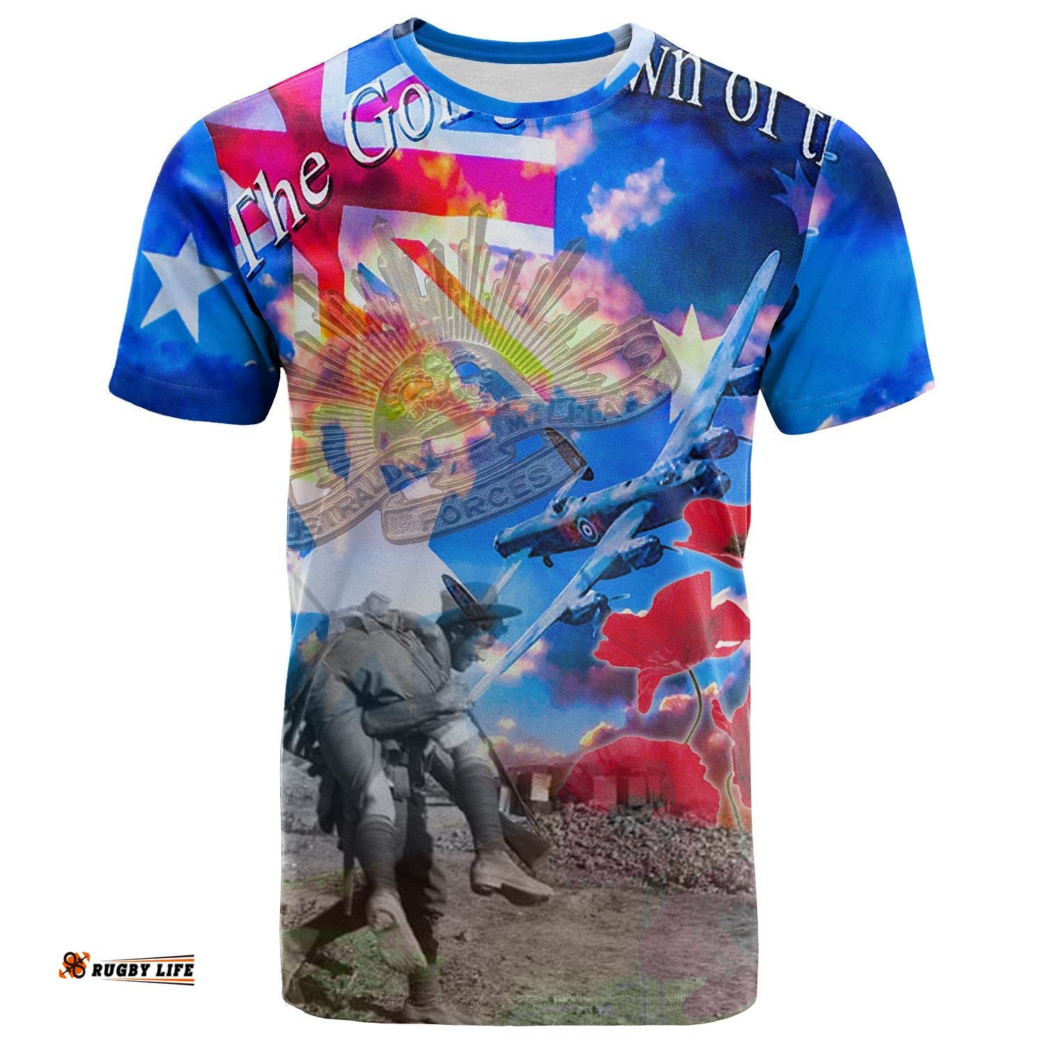 custom personalisedanzac australia t shirt legend