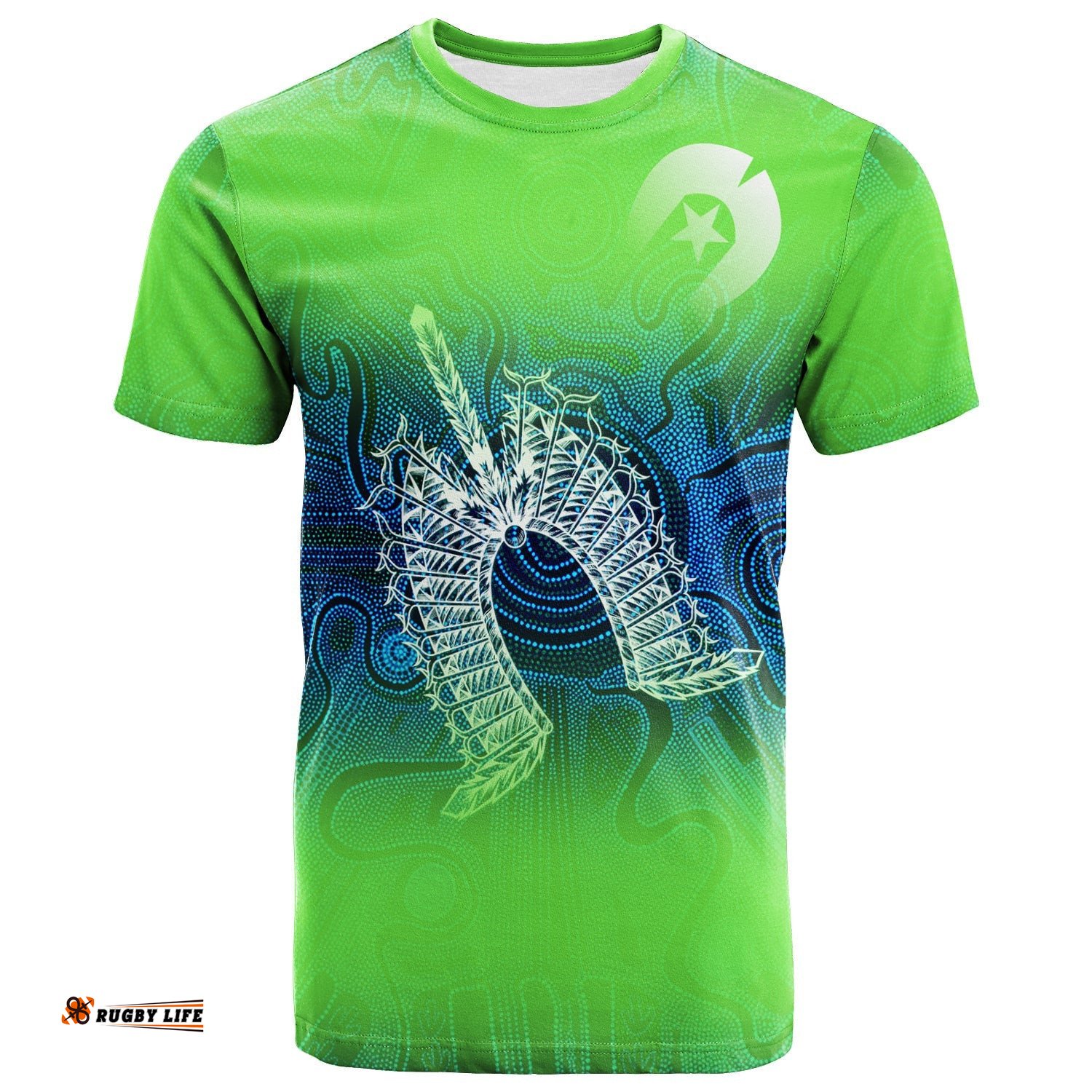 torres strait islands t shirt indigenous dot painting art