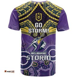 storm rugby t shirt go melbourne aboriginal mix polynesian pattern