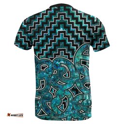 new zealand t shirt maori graphic tee patterns paua shell
