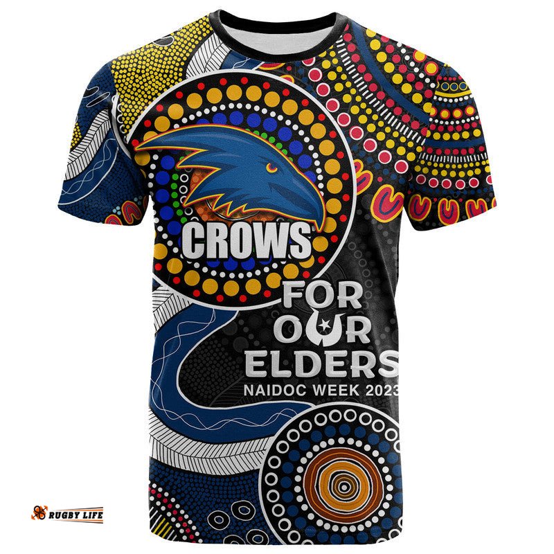 crows rugby t shirt naidoc aboriginal