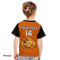 custom text and number perth scorchers cricket t shirt est 2011 sporty version