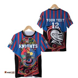 custom personalised knights t shirt newcastle naidoc week aboriginal