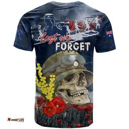 australia anzac day t shirt freedom aint free