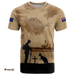 australia anzac day t shirt hmas sydney i chatham class light cruiser