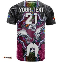 custom personalised sea eagles rugby naidoc week t shirt indigenous