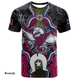 custom personalised sea eagles rugby naidoc week t shirt indigenous