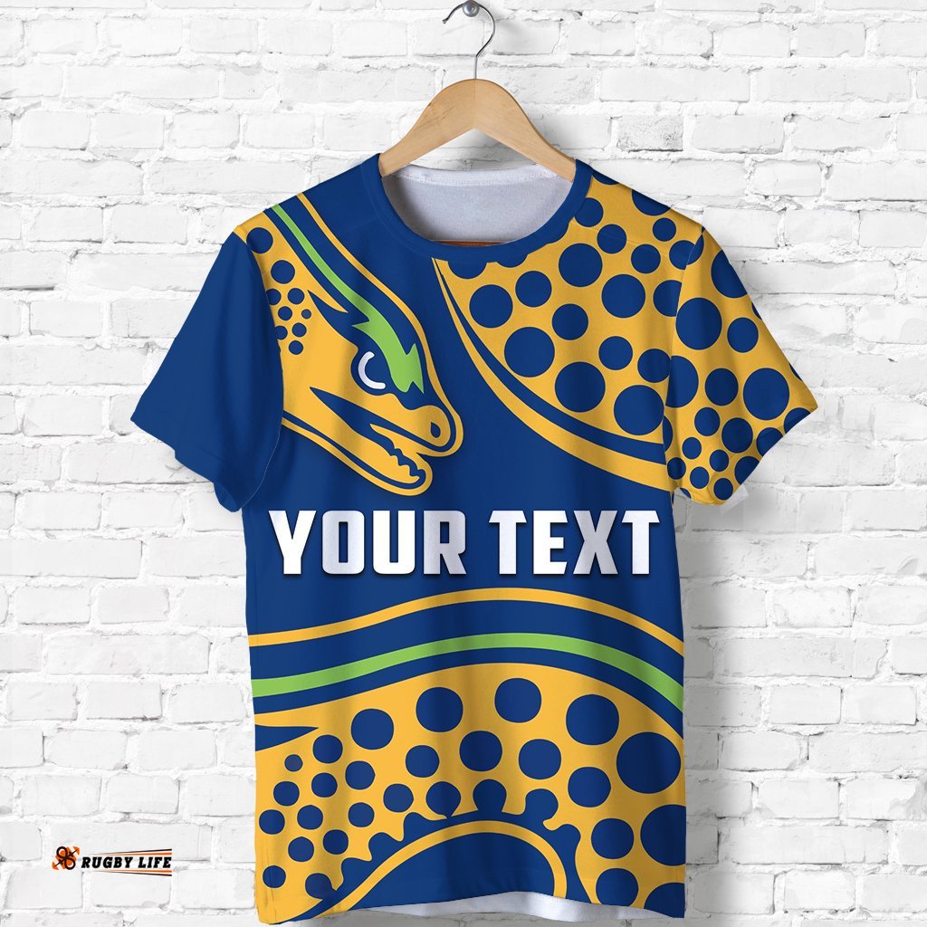 custom personalised parramatta t shirt eel
