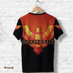 orange army t shirt cricket blackAmazing Aussie