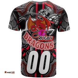 st george rugby t shirt custom st george rugby ball aboriginal indigenous sport style t shirt