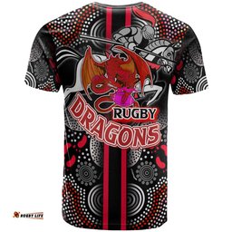 st george rugby t shirt custom st george rugby ball aboriginal indigenous sport style t shirt