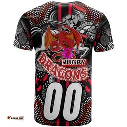 st george rugby t shirt custom st george rugby ball aboriginal indigenous sport style t shirt