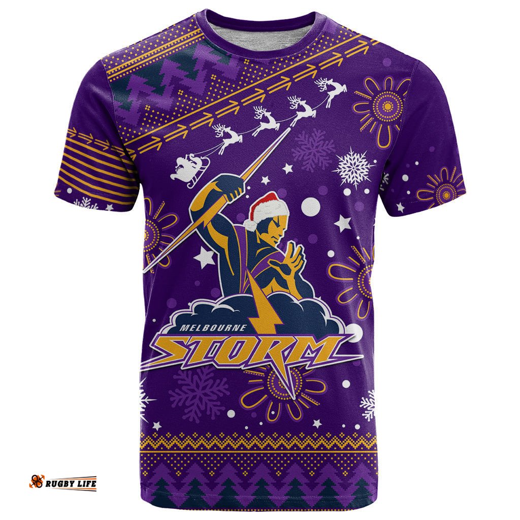 custom storm rugby t shirt chirstmas vibe