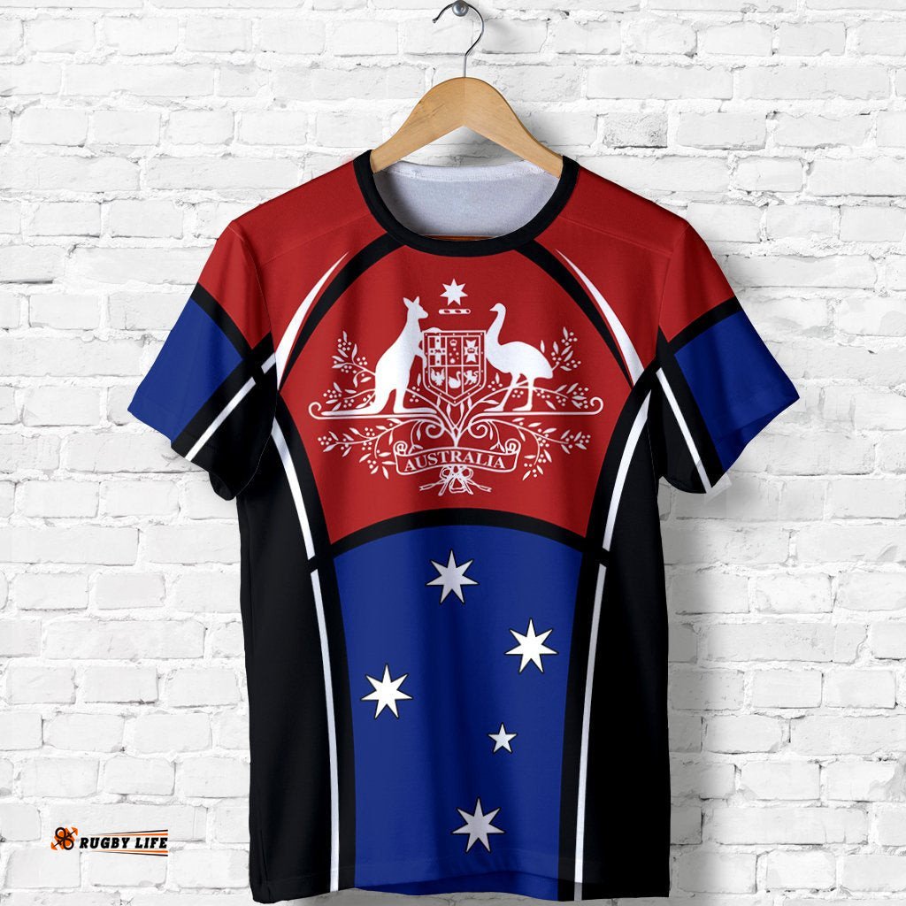 t shirt australian coat of arms t shirt southern cross australia unisex