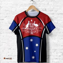 t shirt australian coat of arms t shirt southern cross australia unisex