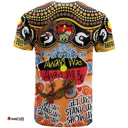 australia naidoc week 2022 custom t shirt naidoc week 2022 timeline with aboriginal inspired dot art painting and aussie gecko