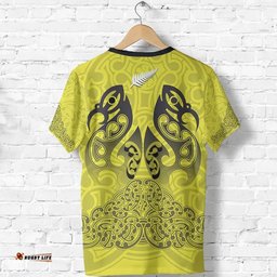 aotearoa maori rugby t shirt new zealand mount taranaki manaia
