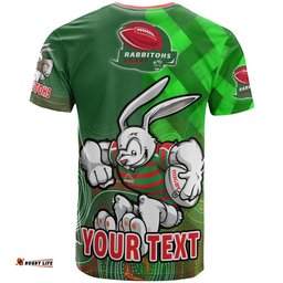 rabbitohs rugby t shirt custom rabbitohs pride of the league aboriginal patterns t shirt