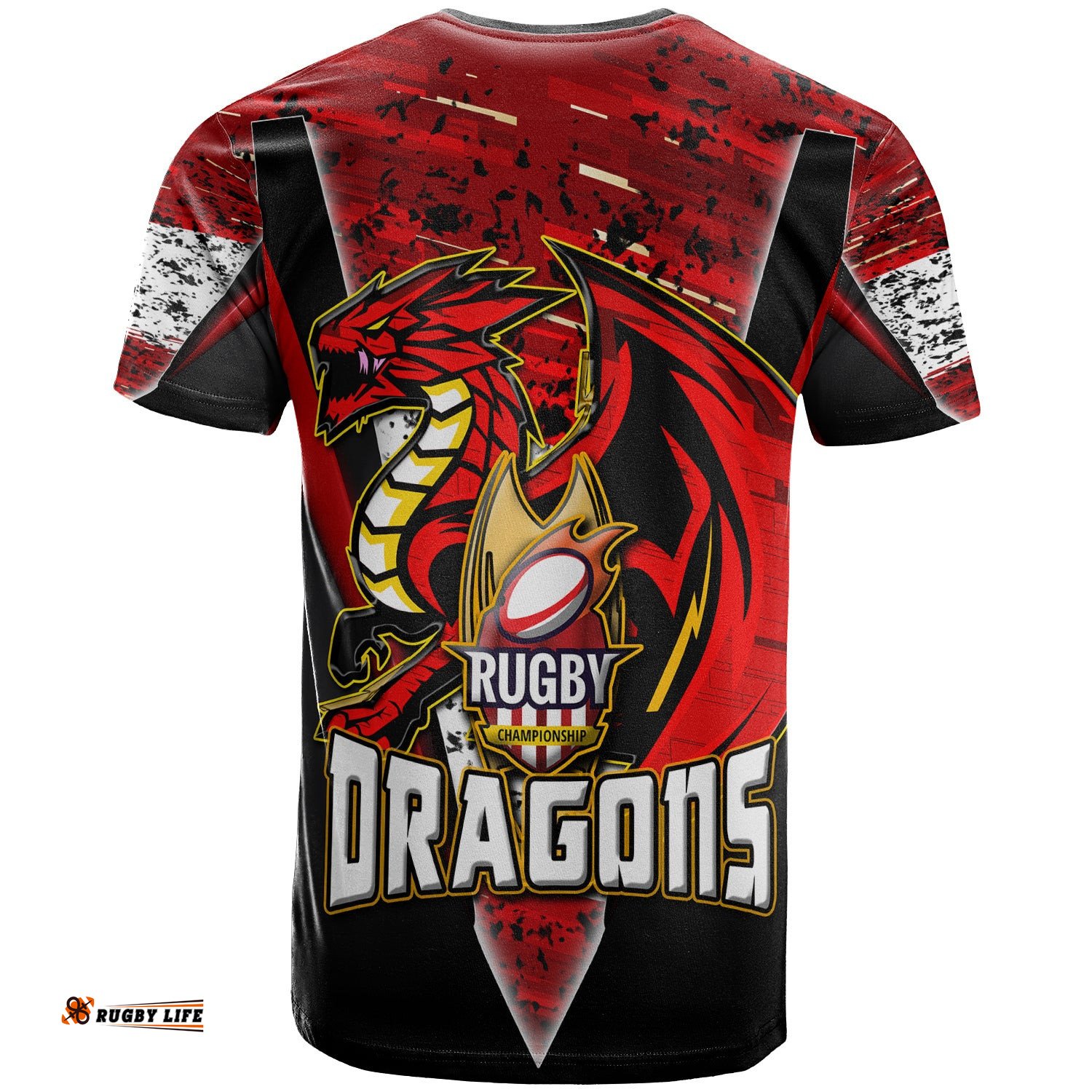 st george rugby t shirt custom dragon rugby cup final series champions sport style personalised player and number t shirt