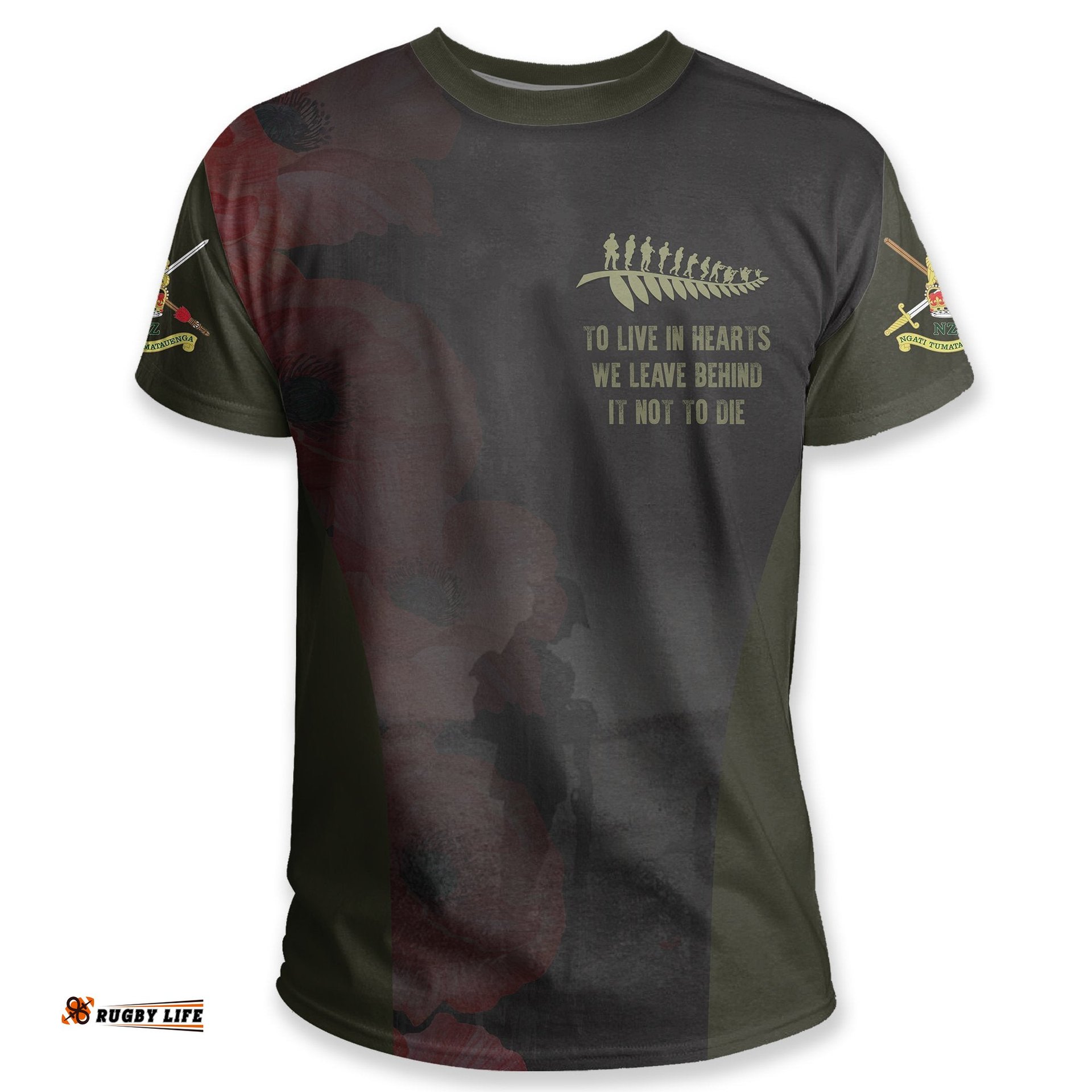 anzac new zealand t shirt the salute to heroes shirt