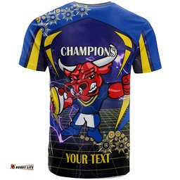 cowboys rugby t shirt custom final series champions cowboys rugby league player and number t shirt