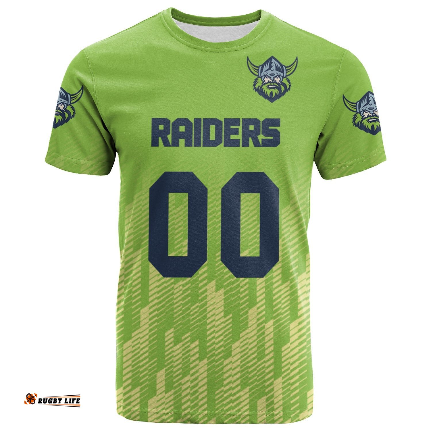 canberra raiders t shirt logo sport ombre nrl