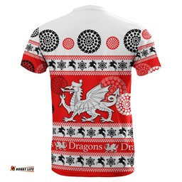 st george illawarra dragons t shirt merry christmas