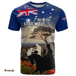australia anzac day t shirt the lonesome pine