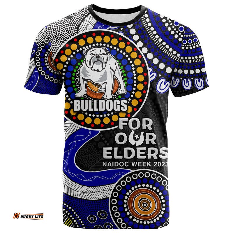 bulldogs rugby t shirt naidoc aboriginal
