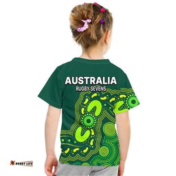 australia rugby sevens t shirt aboriginal