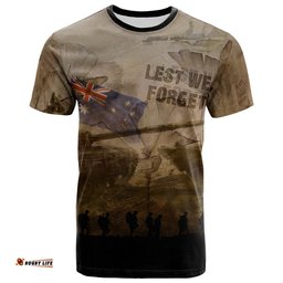 anzac day 2021 t shirts lest we forget vintage style