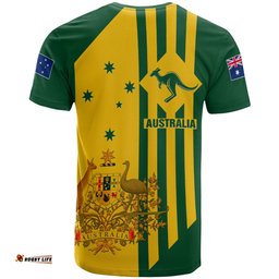 custom t shirts australia kangaroo sign national color