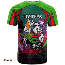 rabbitohs rugby t shirt custom final series champions rabbitohs rugby league player and number t shirt