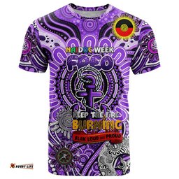 custom fremantle dockers freo naidoc week 2024 t shirt mascot football dt02