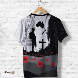anzac day shirt new zealand australia lest we forget t shirt