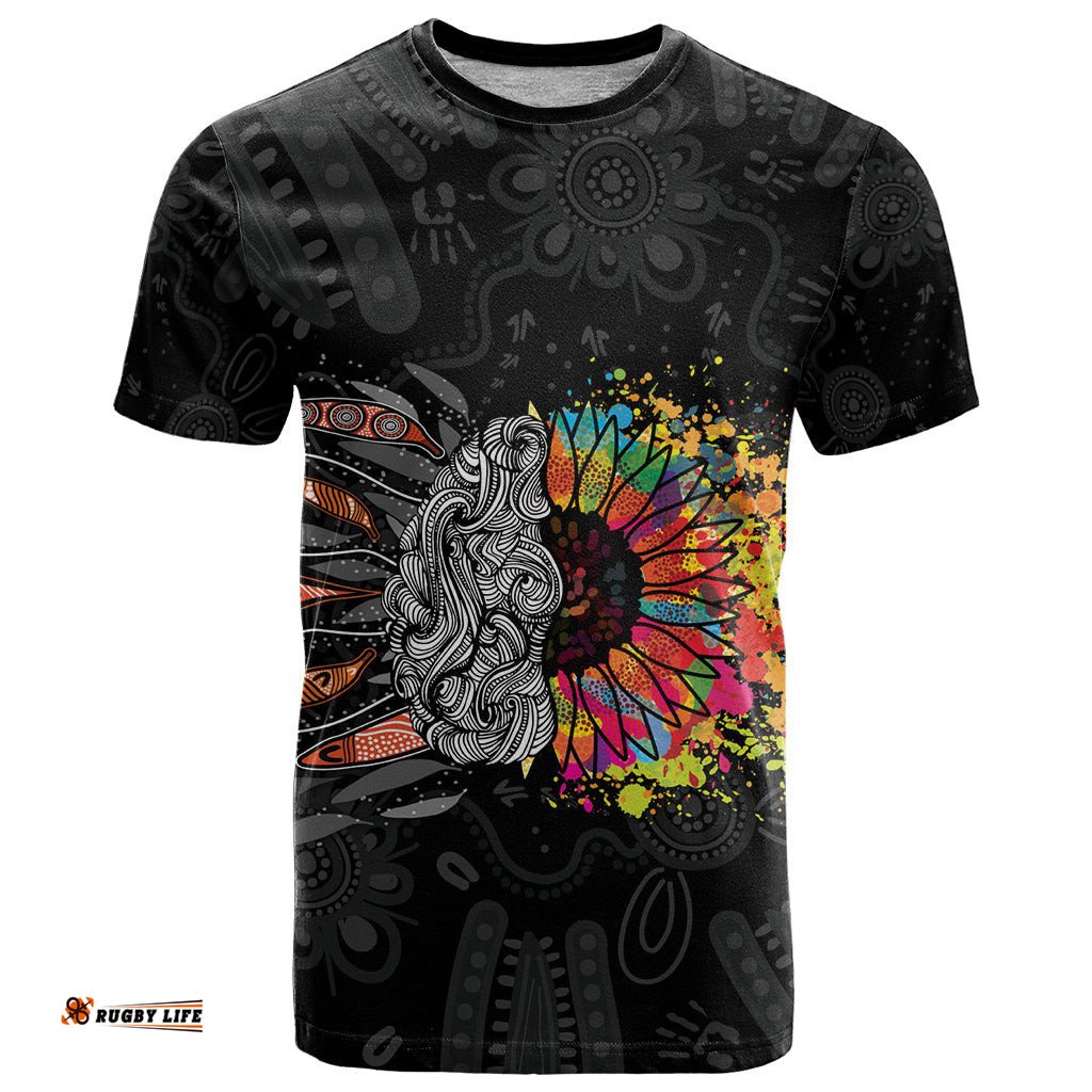 australia aboriginal t shirt autism its okay to be different