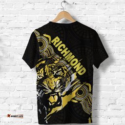custom personalised richmond t shirt power tigers indigenous