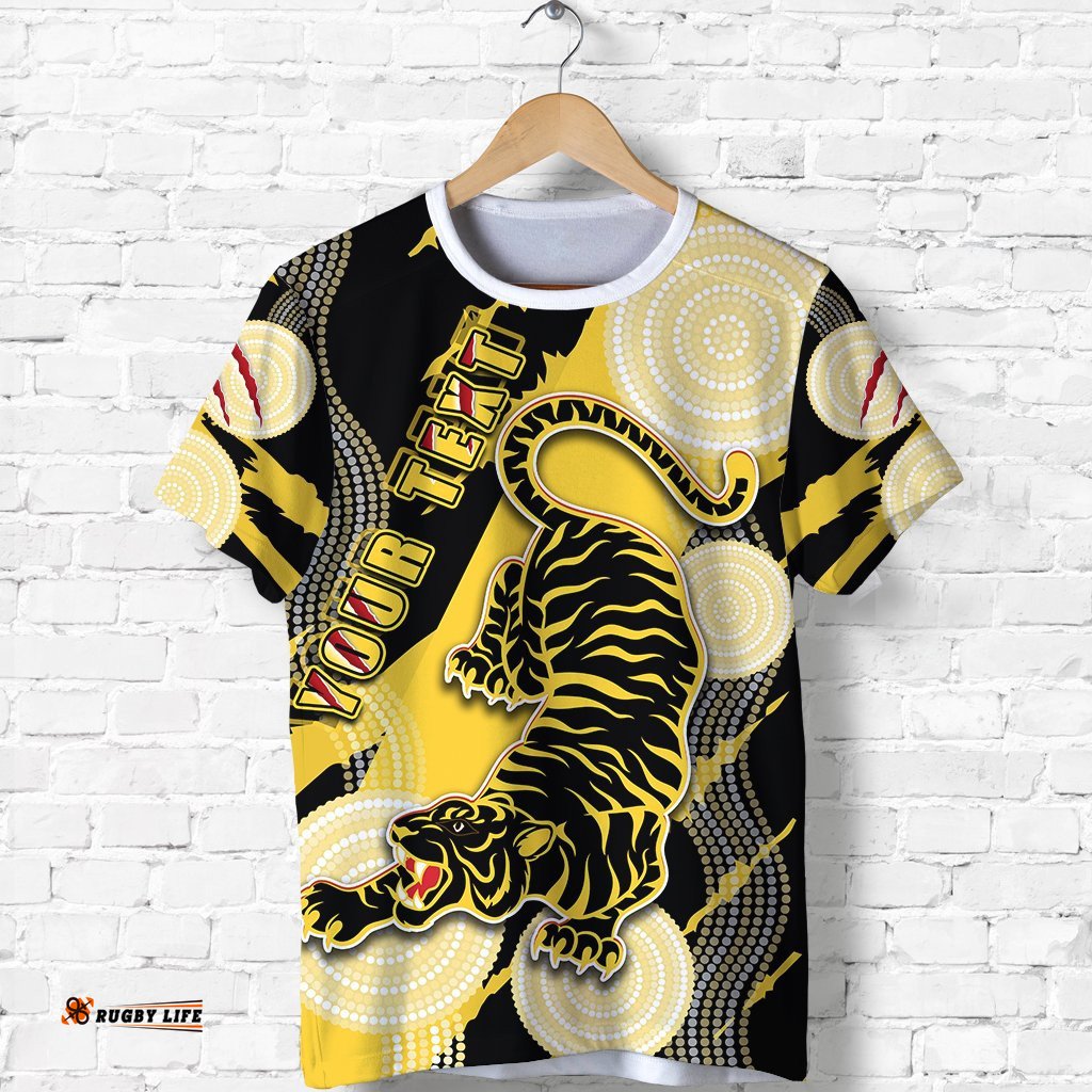 custom personalised richmond t shirt power tigers indigenous