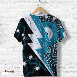 custom personalised power t shirt thunda port adelaide