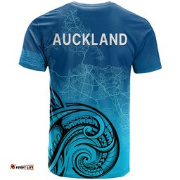 auckland new zealand city map t shirt