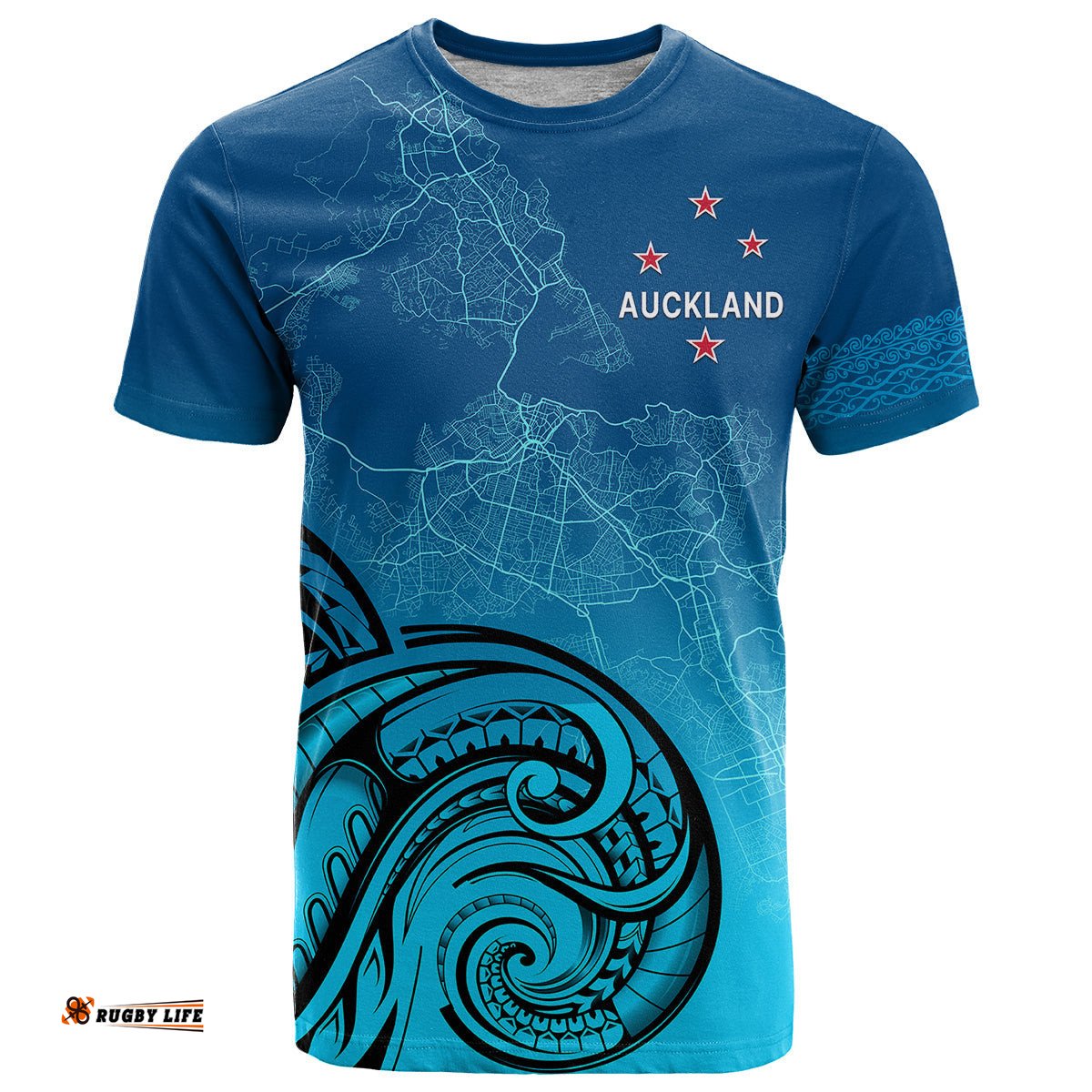 auckland new zealand city map t shirt