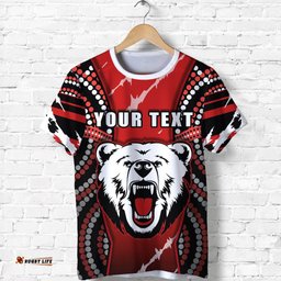 custom personalised indigenous bears t shirt north sydney bring back