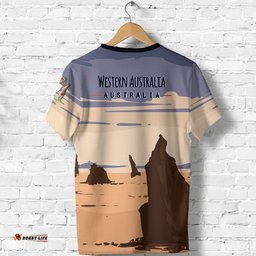 australia t shirt western t shirt landscape art