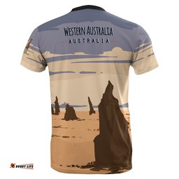 australia t shirt western t shirt landscape art