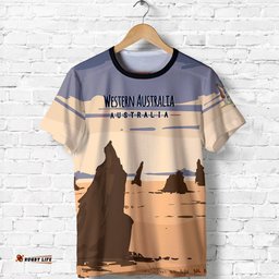 australia t shirt western t shirt landscape art