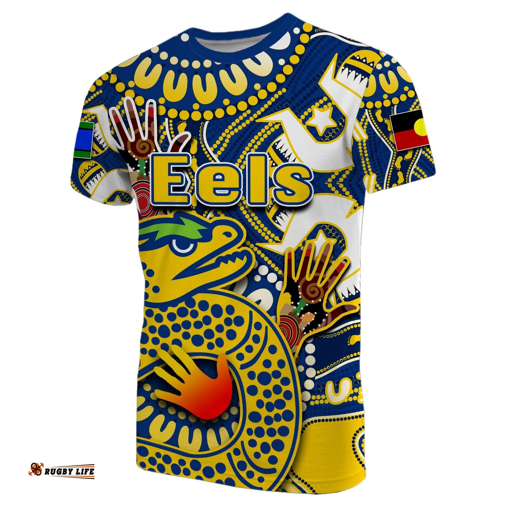 custom personalisednaidoc parramatta eels t shirt naidoc patterns