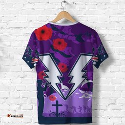 storm anzac day t shirt melbourne war remembrance poppy