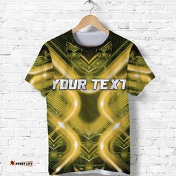 custom personalised new zealand warriors rugby t shirt original style gold