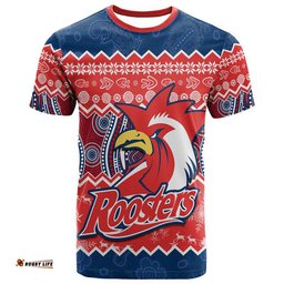 custom personalised sydney aboriginal roosters christmas vibe t shirt